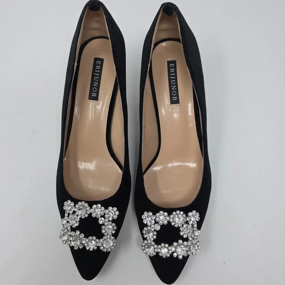 Erijunor rhinestone embellished